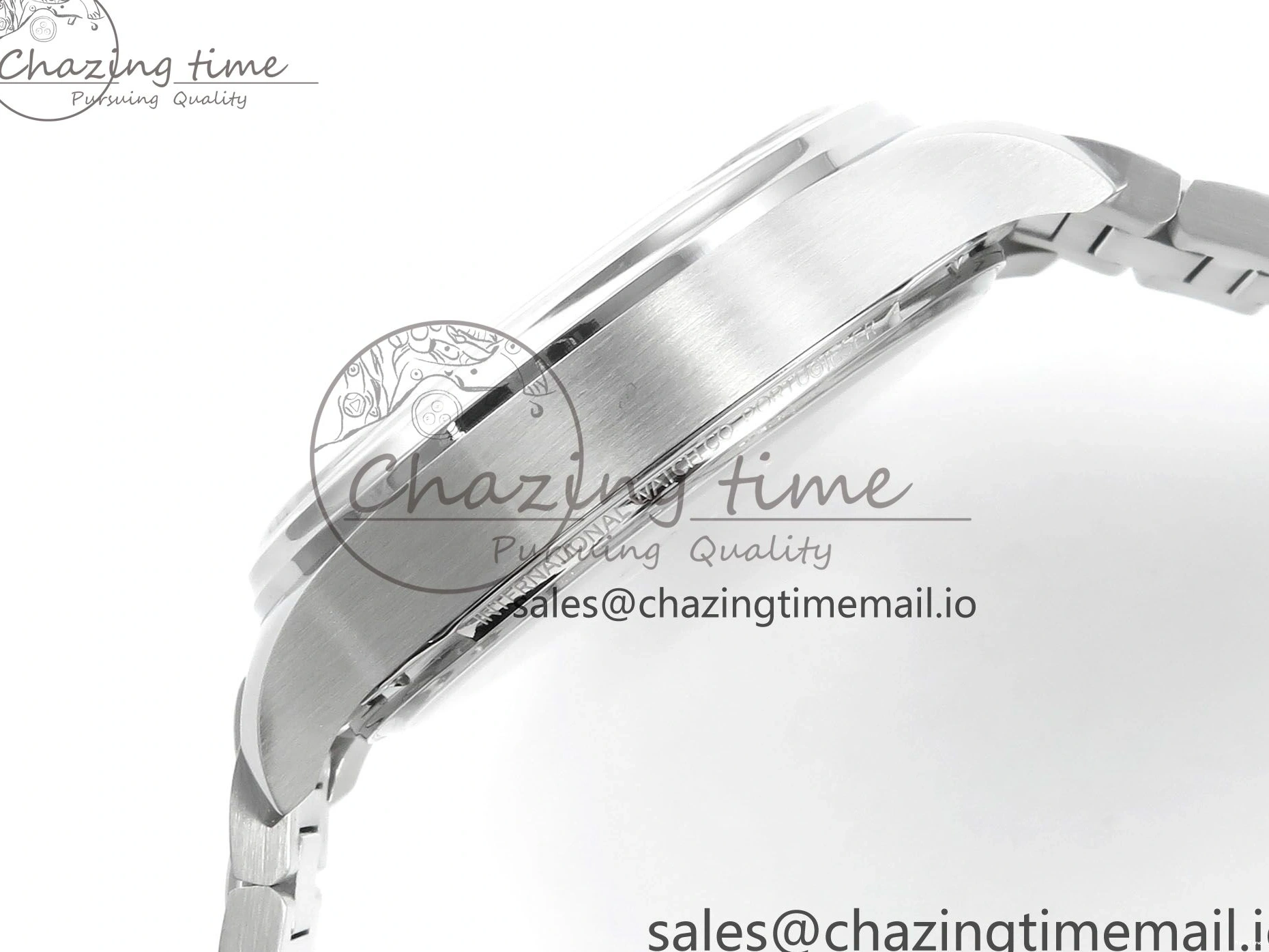 MIROTIME 0306 FashionForward Portugieser Auto IWC0562D APSF 1:1 Best Edition Light Blue Dial on SS Bracelet A 6994